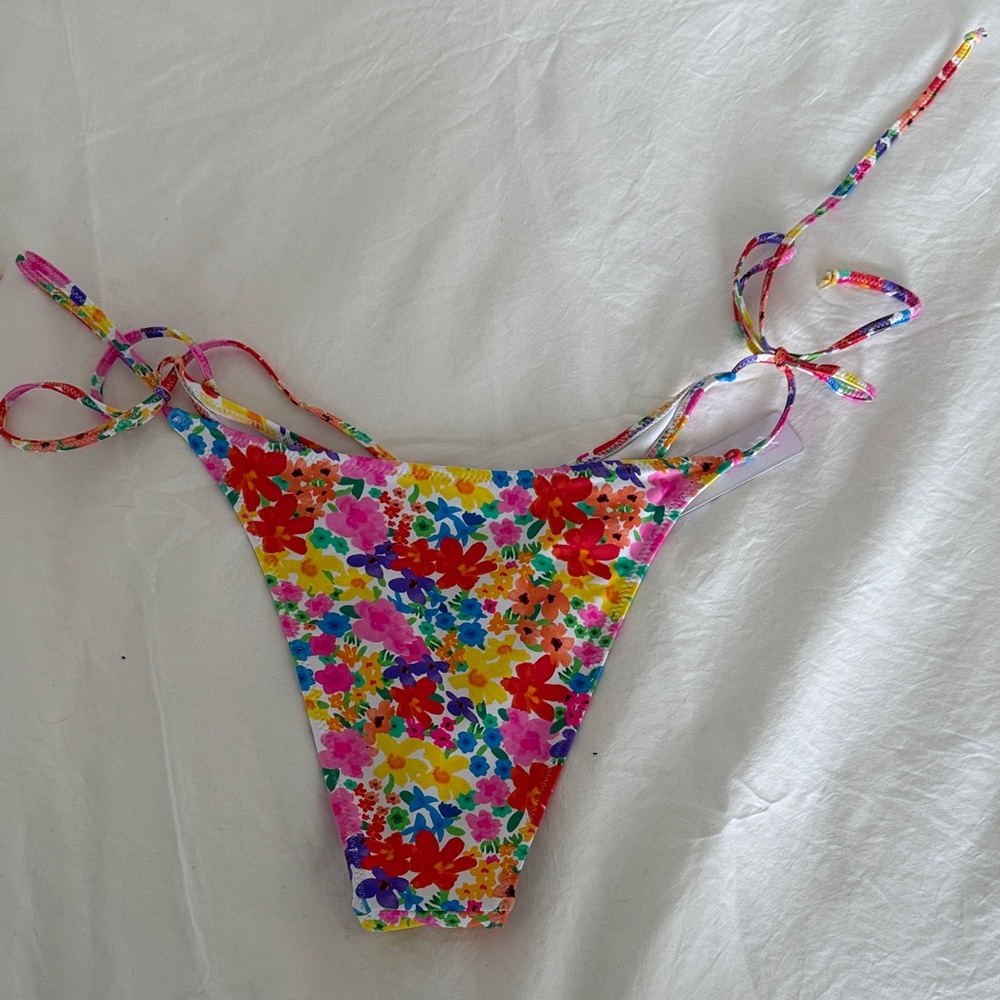 Floral Multicolor Bikini Bottom